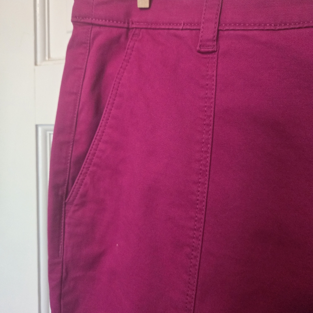 NWOT LOFT Pink Straight-Leg Pants - Picture 3 of 7